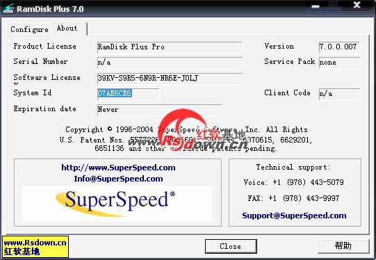 SuperSpeed RamDisk Plusĥp̓MӲP(pn)V11.6.795.0 hb